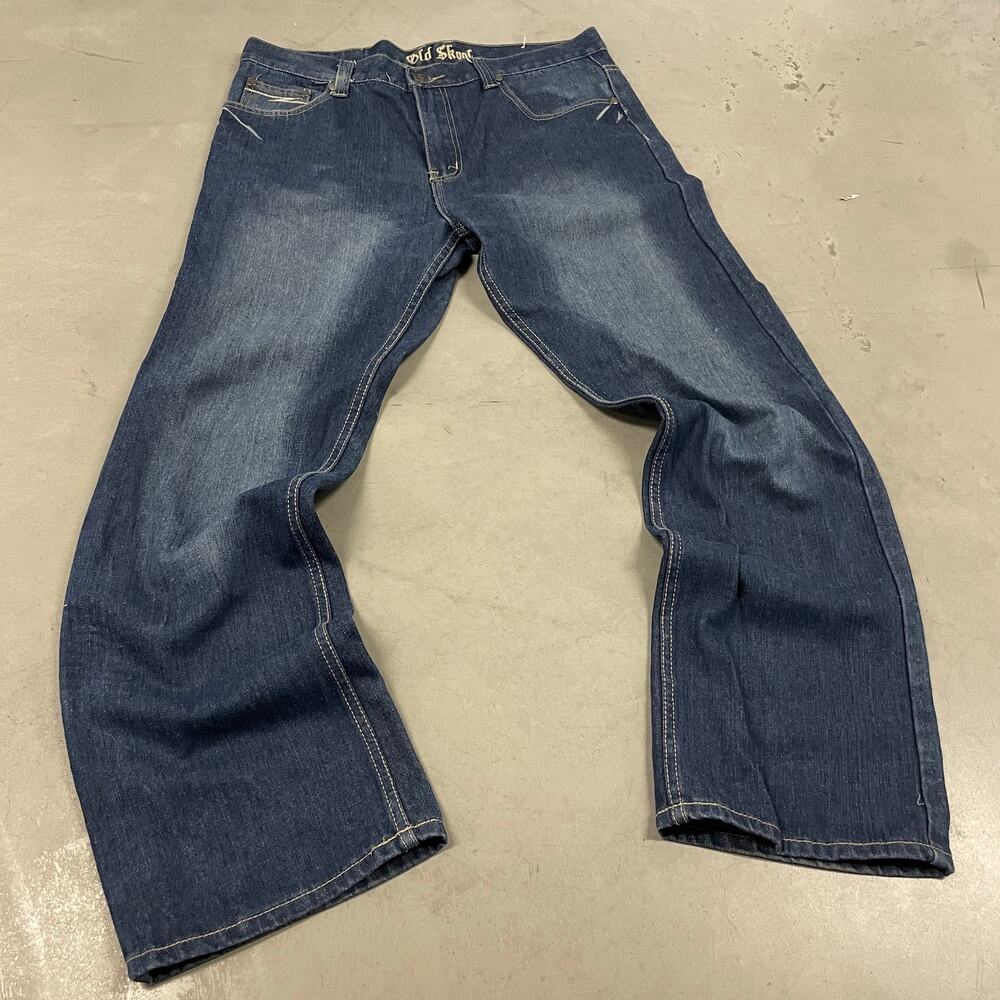 Vintage Y2K old skool baggy skate jeans 36x32